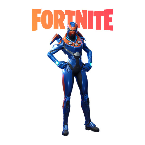 Eon Fortnite-Férfi V-nyakú póló