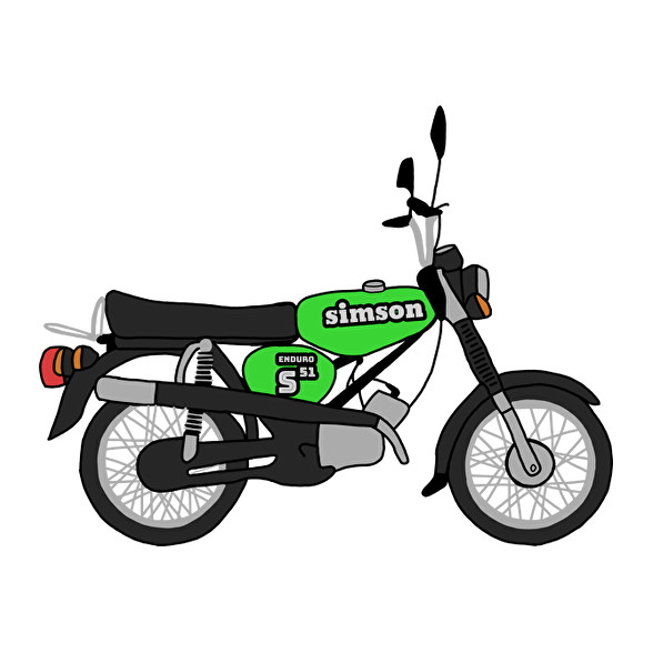 Simson -Férfi V-nyakú póló