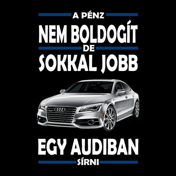 Audiban sírni jobb mint csak úgy!-Férfi V-nyakú póló