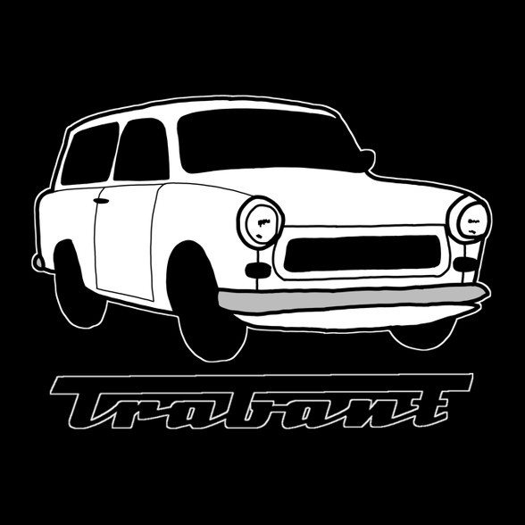 Trabant-Férfi V-nyakú póló