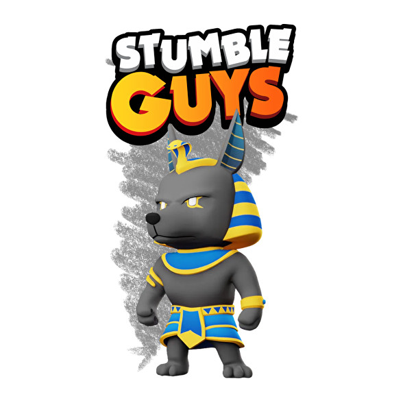 Stumble guys anubis-Férfi V-nyakú póló