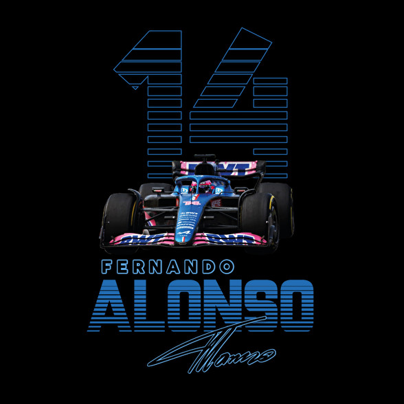 Fernando Alonso-Férfi V-nyakú póló