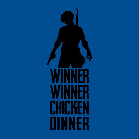 Winner Winner Chicken Dinner PUBG-Férfi V-nyakú póló