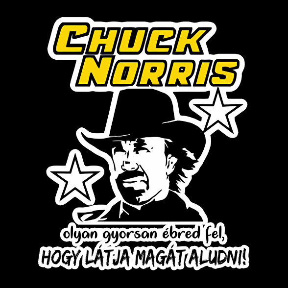 Chuck Norris látja magát aludni-Férfi V-nyakú póló