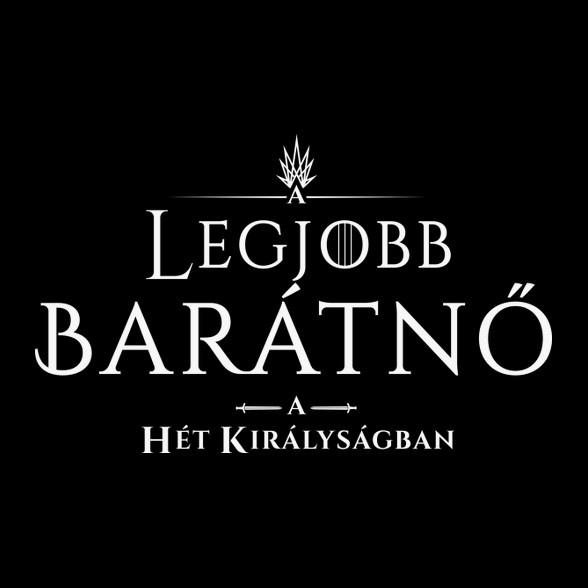 got-legjobb-baratno-white-Férfi V-nyakú póló