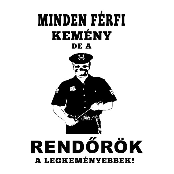 RENDŐRNEK-Férfi V-nyakú póló