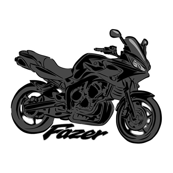 fz6-Férfi V-nyakú póló