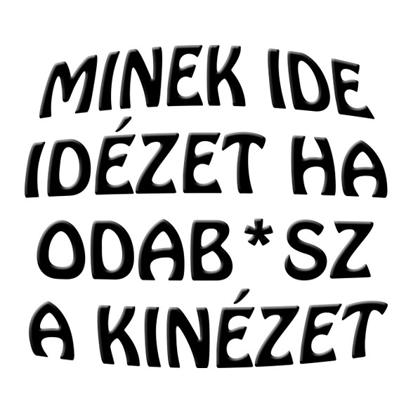 Minek ide...-Férfi V-nyakú póló