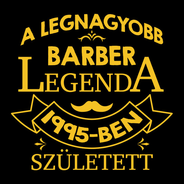 Barber legenda - Évszámmal-Férfi V-nyakú póló