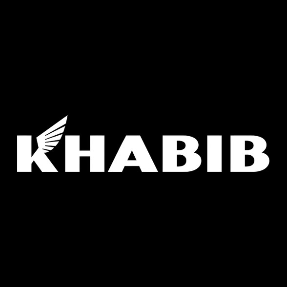 Khabib Nurmagomedov logo-Férfi V-nyakú póló