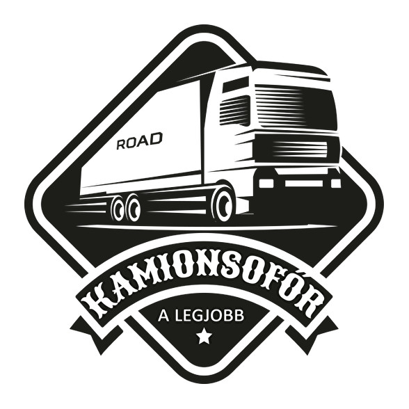 Kamionsofőr - A legjobb-Férfi V-nyakú póló