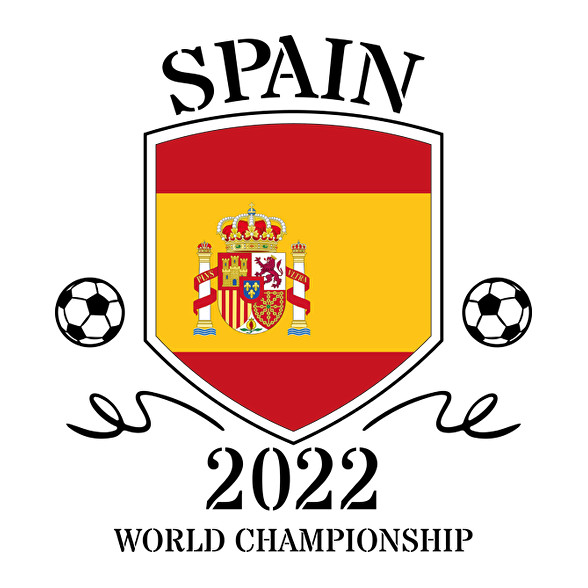 Spain 2022-Férfi V-nyakú póló