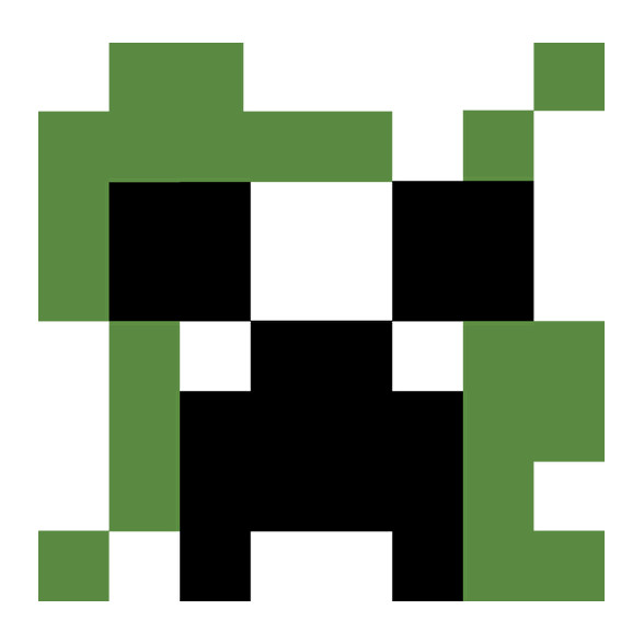 Creeper Minecraft-Férfi V-nyakú póló