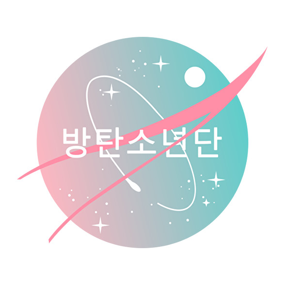 BTS NASA-Férfi V-nyakú póló