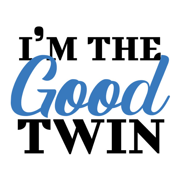 I'm the good twin-Férfi V-nyakú póló