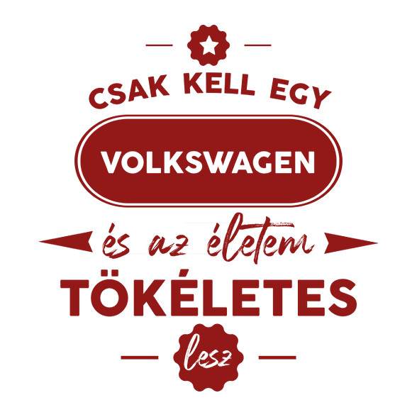 Csak kell egy Volkswagen-Férfi V-nyakú póló