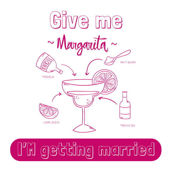 Give me margarita-Férfi V-nyakú póló