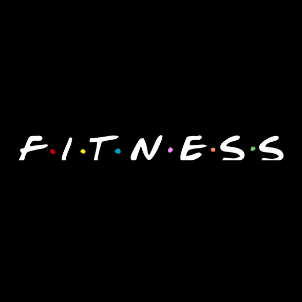 Fitness Friends-Férfi V-nyakú póló