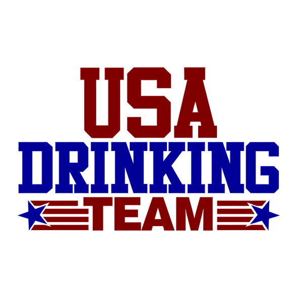 USA drinking team-Férfi V-nyakú póló