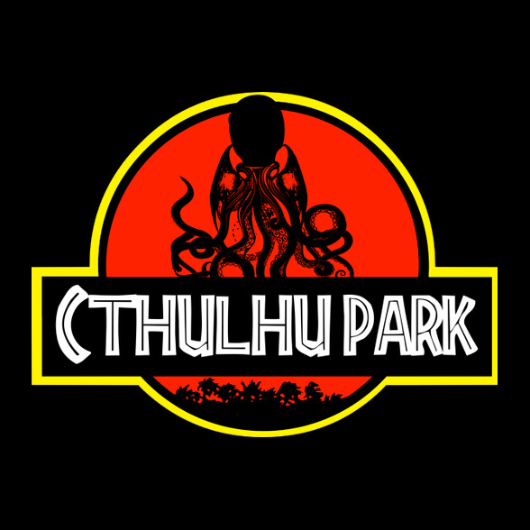 Cthulhu Park-Férfi V-nyakú póló