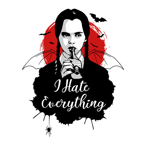 i hate everything-Férfi V-nyakú póló