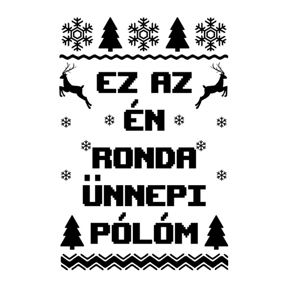 Ez az én ünnepi ronda pólóm-Férfi V-nyakú póló