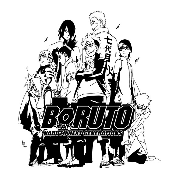 Boruto-Férfi V-nyakú póló