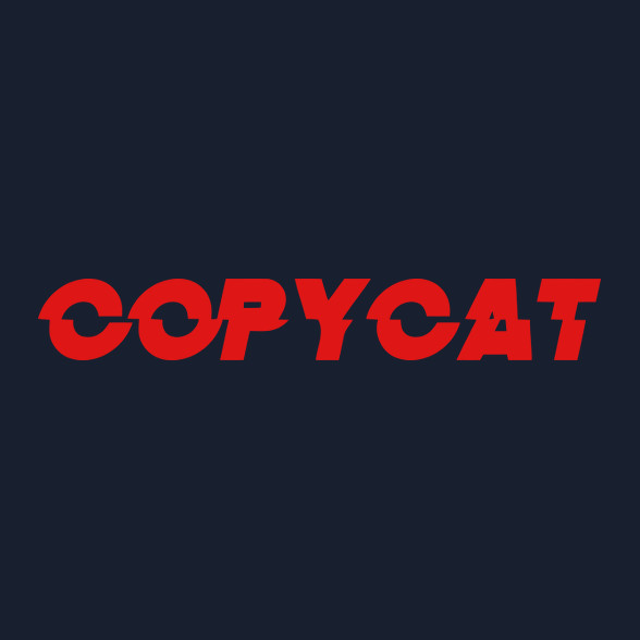 Copy cat-Férfi V-nyakú póló