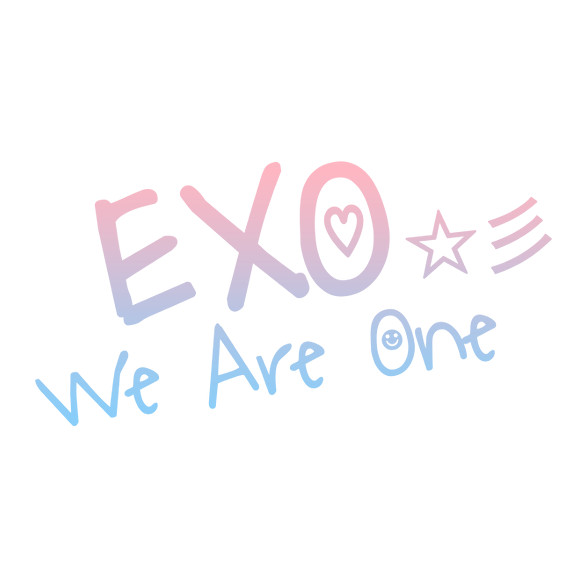 Exo: We are one!-Férfi V-nyakú póló