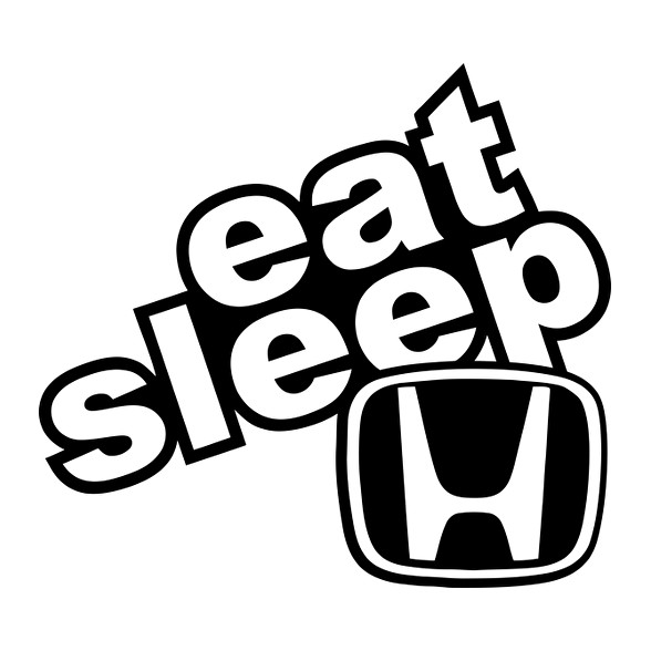 Eat Sleep Honda-Férfi V-nyakú póló