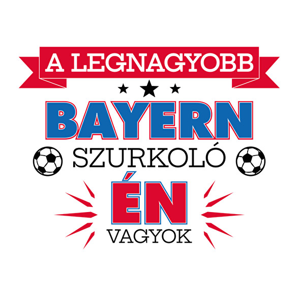 Bayern szurkoló-Férfi V-nyakú póló