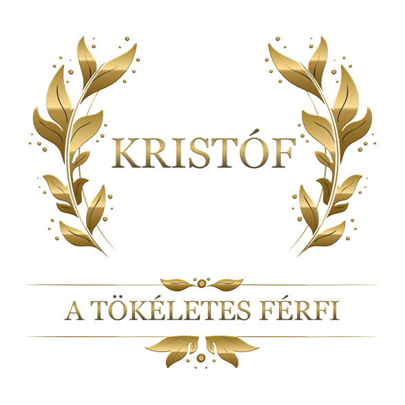 Kristóf-Férfi V-nyakú póló