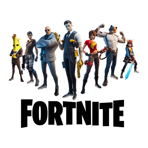 Fortnite karakterek-Férfi V-nyakú póló