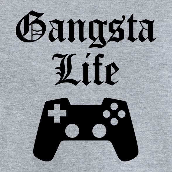 Gangsta Life-Férfi V-nyakú póló