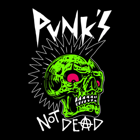 Punks not dead-Férfi V-nyakú póló