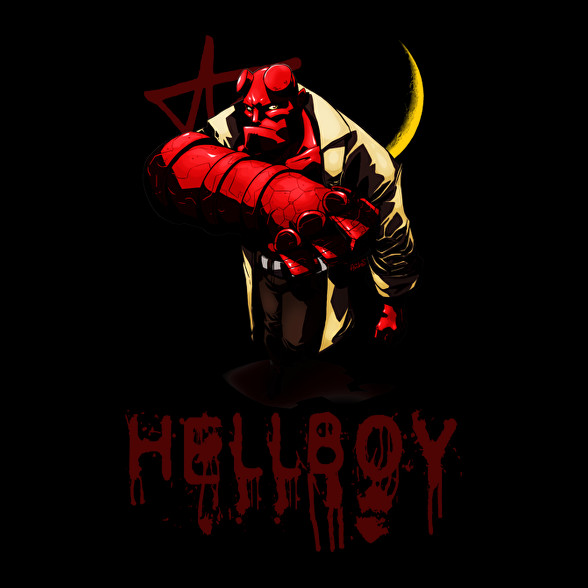 hellboy-Férfi V-nyakú póló