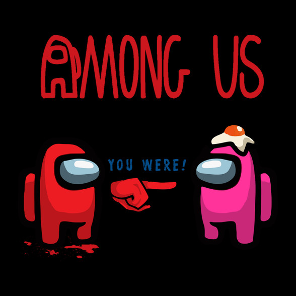 among us-Férfi V-nyakú póló