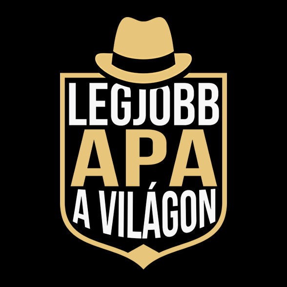 Legjobb apa a világon-Férfi V-nyakú póló