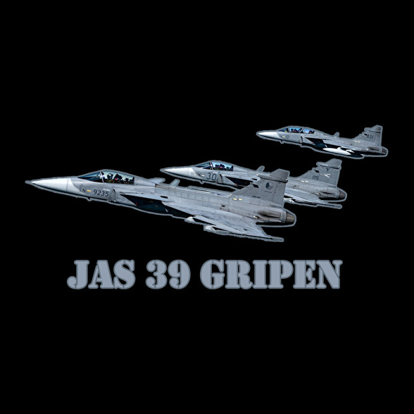 Jas-39 gripen-Férfi V-nyakú póló