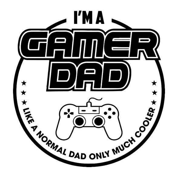 Gamer Dad-Férfi V-nyakú póló