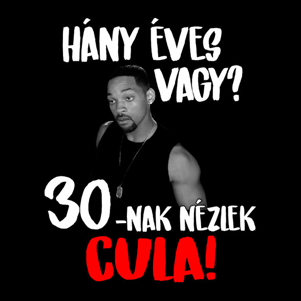 30-nak nézlek Cula!-Férfi V-nyakú póló