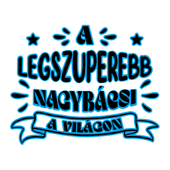 Legszuperebb nagybácsi-Férfi V-nyakú póló