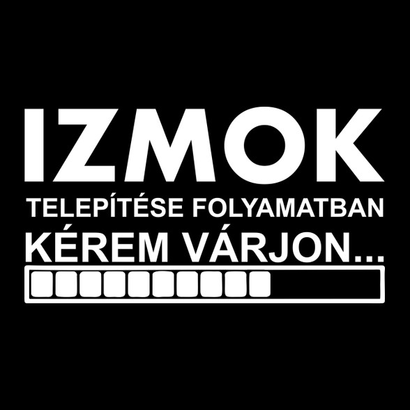 Izmok telepítése folyamatban...-Férfi V-nyakú póló