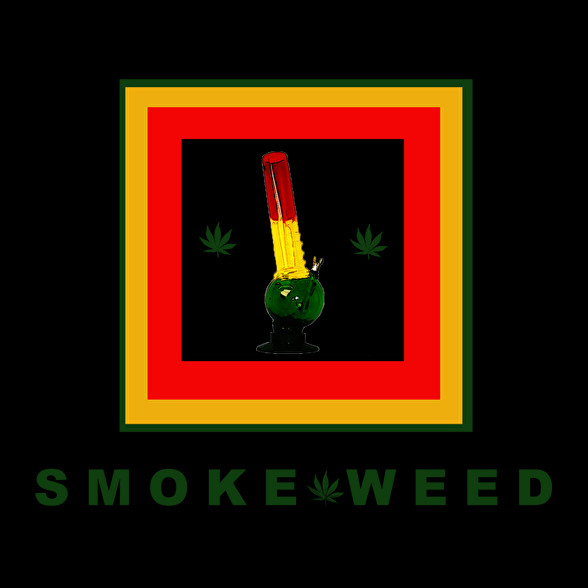 SMOKE WEED-Férfi V-nyakú póló