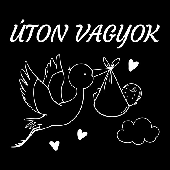 Úton vagyok-Férfi V-nyakú póló