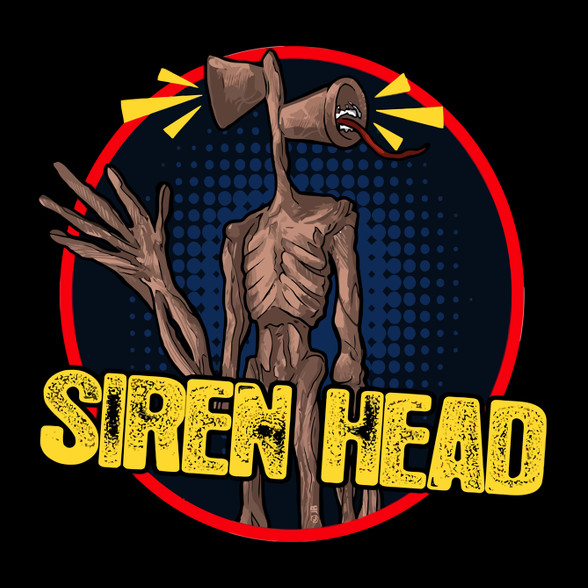 Siren head-Férfi V-nyakú póló