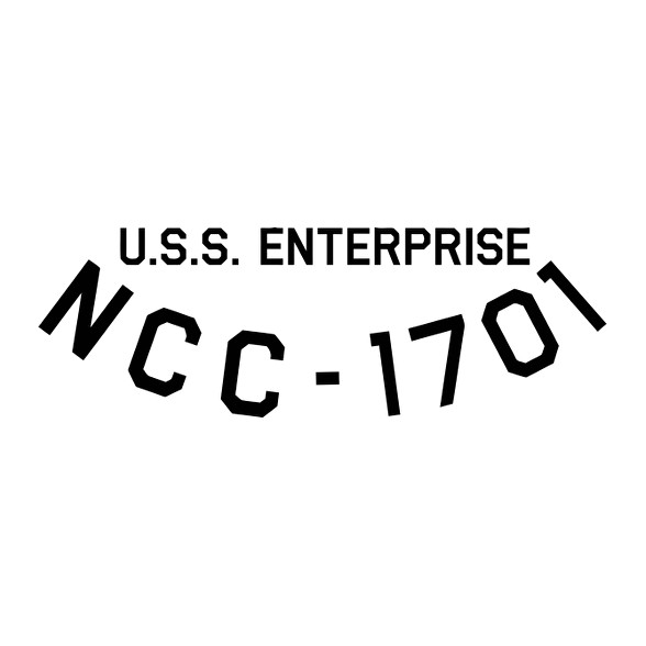 USS Enterprisee NCC-Férfi V-nyakú póló