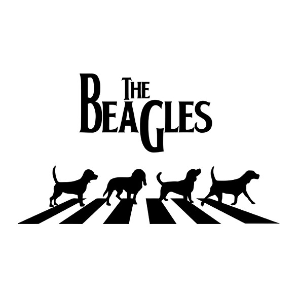 The Beagles-Férfi V-nyakú póló