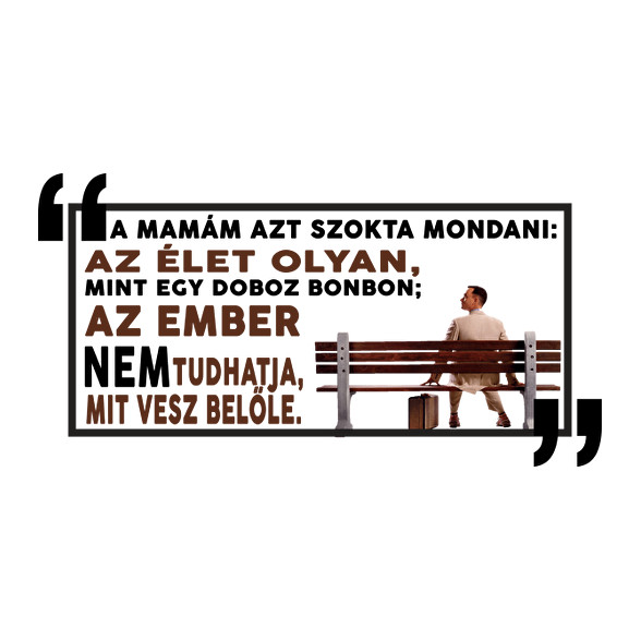 Forrest Gump bonbon-Női pulóver