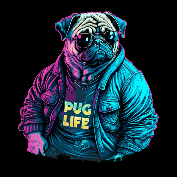 Pug Life - Mopsz-Női pulóver